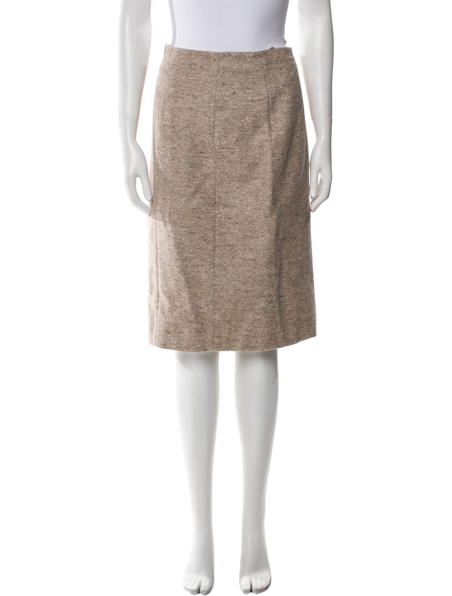 Salvatore Ferragamo Wool Knee-Length Skirt