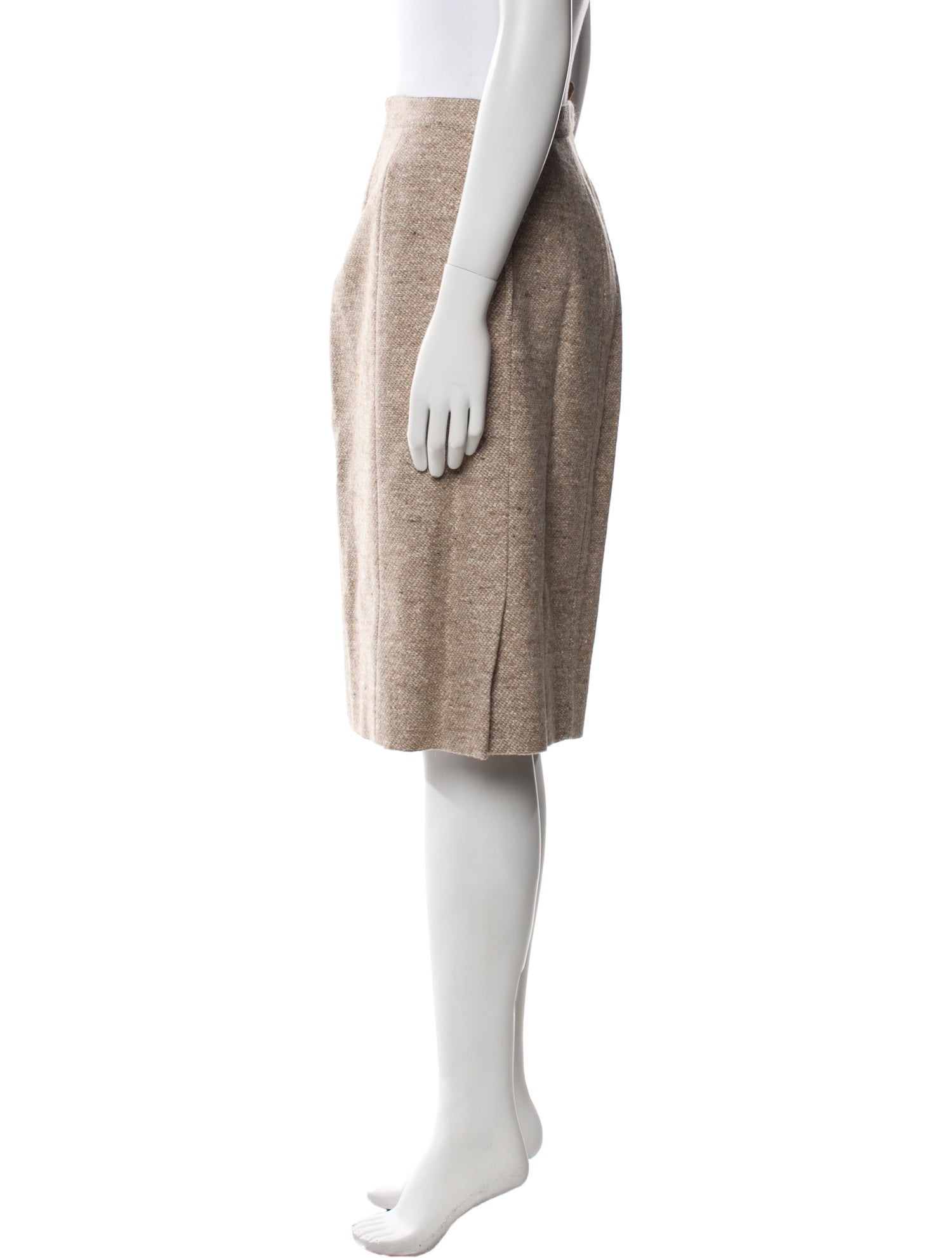 Salvatore Ferragamo Wool Knee-Length Skirt