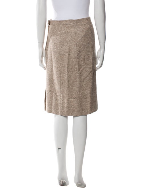 Salvatore Ferragamo Wool Knee-Length Skirt
