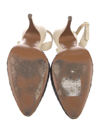 Salvatore Ferragamo Leather Slingback Pumps