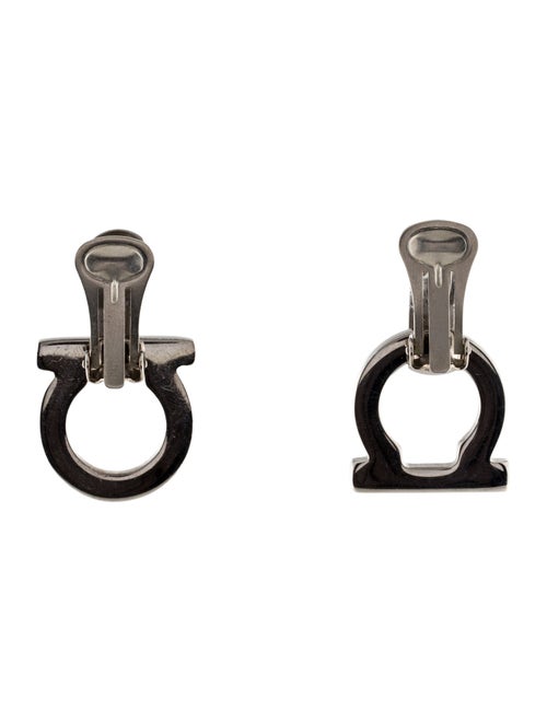 Salvatore Ferragamo Gancini Drop Earrings
