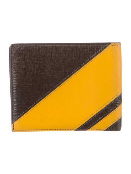 Salvatore Ferragamo Leather Printed Bifold Wallet