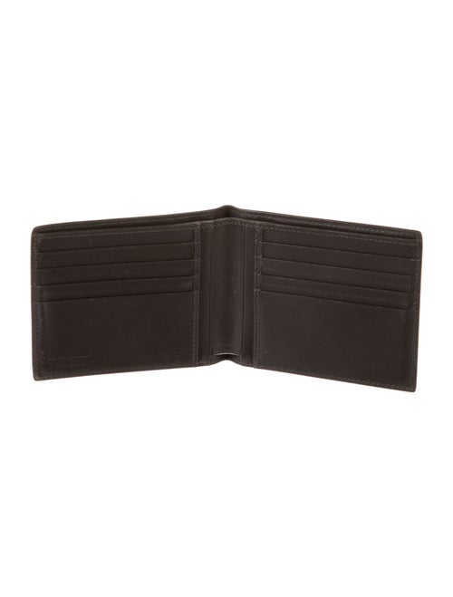 Salvatore Ferragamo Leather Printed Bifold Wallet