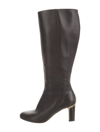 Salvatore Ferragamo Leather Riding Boots