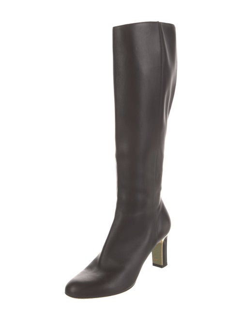 Salvatore Ferragamo Leather Riding Boots