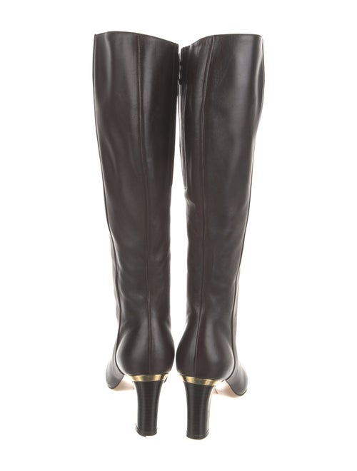 Salvatore Ferragamo Leather Riding Boots