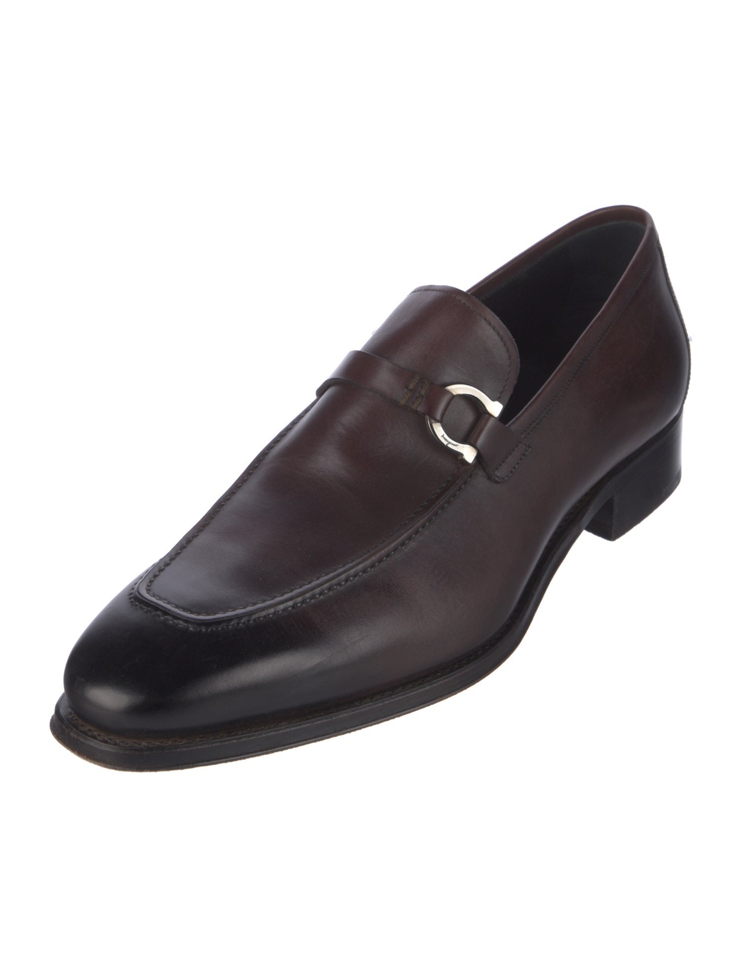 Salvatore Ferragamo Leather Dress Loafers
