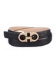 Salvatore Ferragamo Skinny Leather Belt