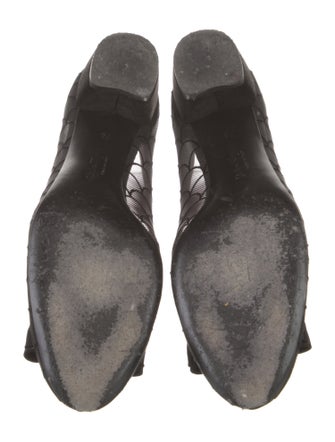 Salvatore Ferragamo Vara Bow Accent Mesh Pumps