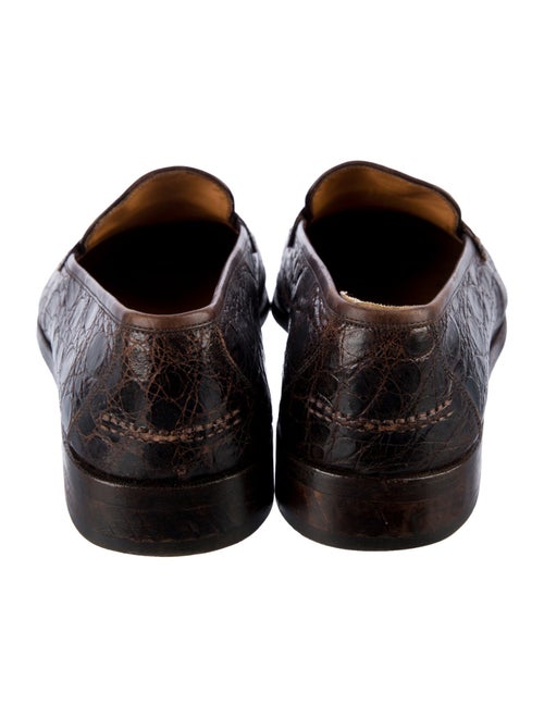 Salvatore Ferragamo Crocodile Dress Loafers