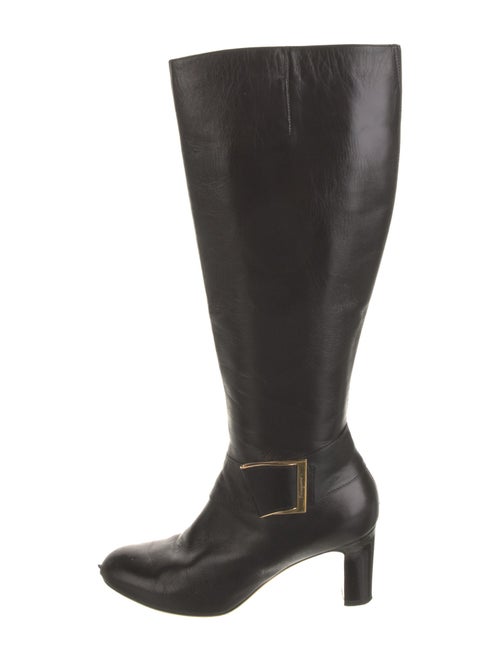 Salvatore Ferragamo Leather Riding Boots
