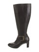 Salvatore Ferragamo Leather Riding Boots