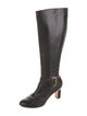Salvatore Ferragamo Leather Riding Boots