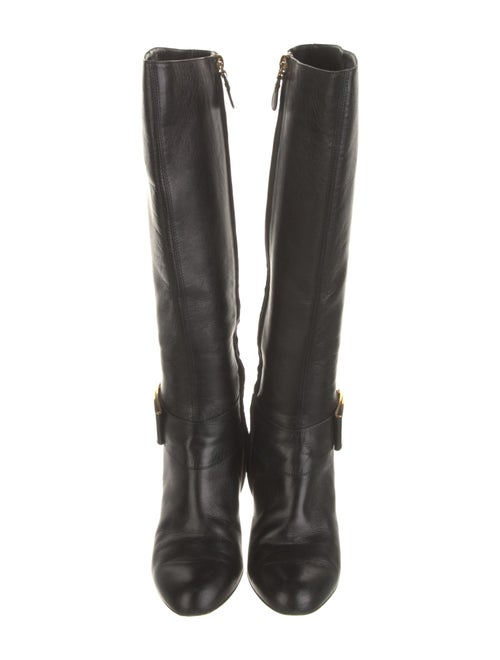 Salvatore Ferragamo Leather Riding Boots