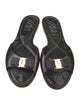 Salvatore Ferragamo Vara Bow Accent Rubber Slides