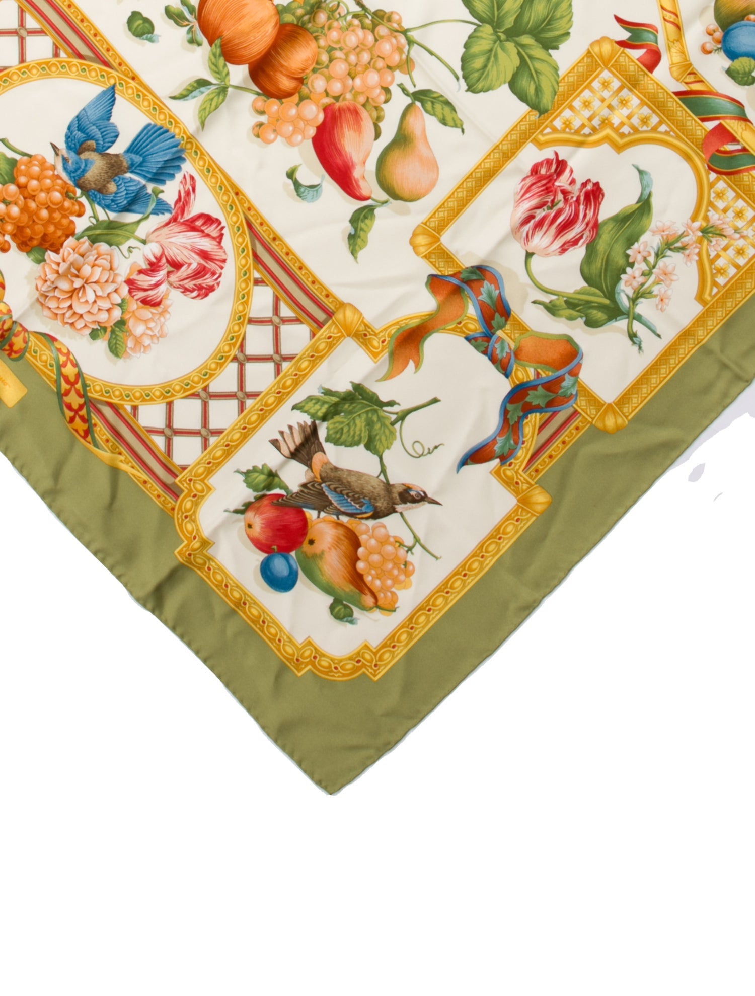 Salvatore Ferragamo Silk Printed Scarf