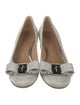 Salvatore Ferragamo Vara Bow Accent Glitter Pumps