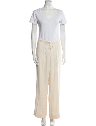Salvatore Ferragamo Silk Pant Set
