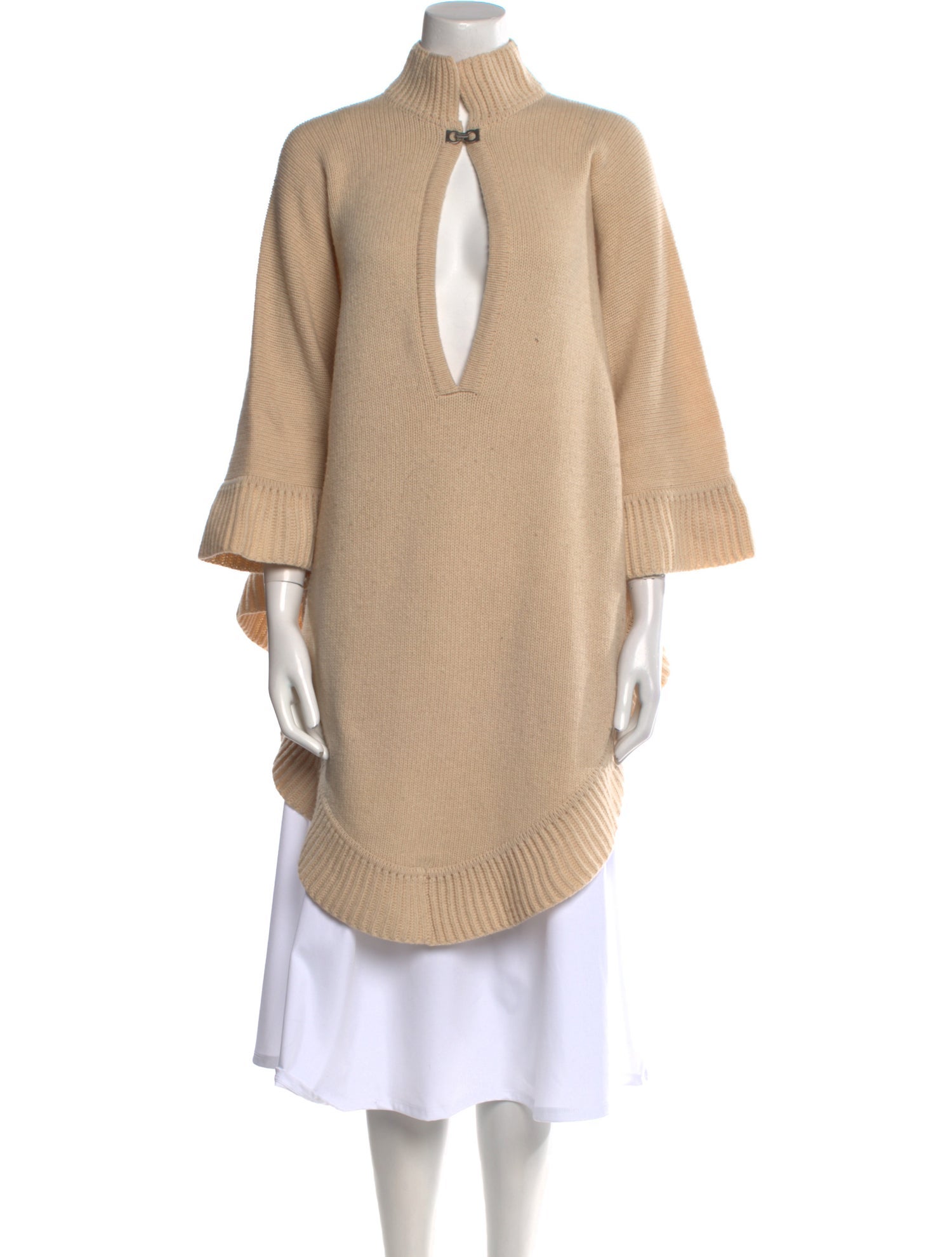 Salvatore Ferragamo Wool Mock Neck Sweater