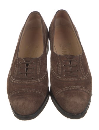 Salvatore Ferragamo Suede Flats