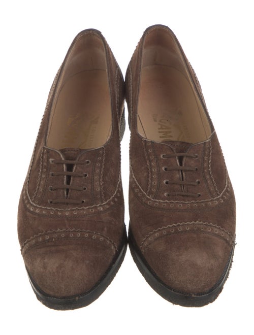 Salvatore Ferragamo Suede Flats