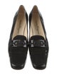 Salvatore Ferragamo Patent Leather Bow Accents Pumps