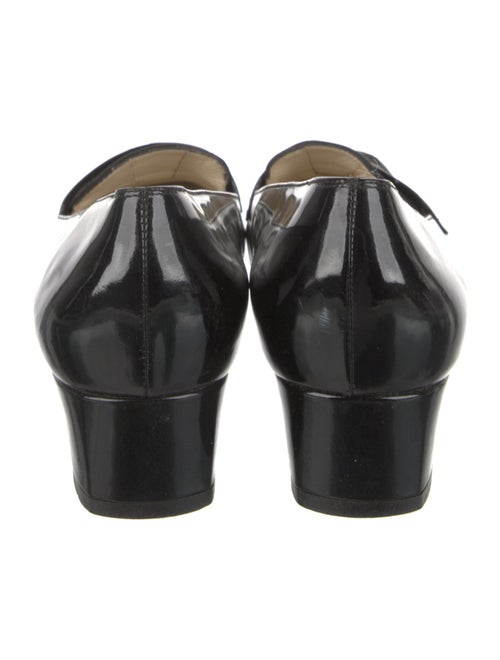 Salvatore Ferragamo Patent Leather Bow Accents Pumps