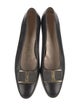 Salvatore Ferragamo Vara Bow Accent Leather Flats