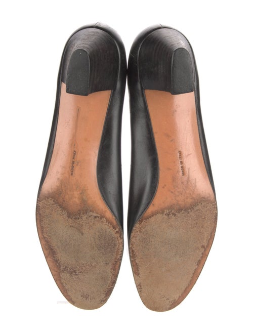 Salvatore Ferragamo Vara Bow Accent Leather Flats