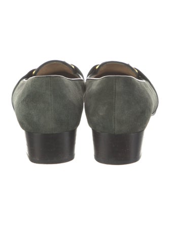 Salvatore Ferragamo Vara Bow Accent Suede Pumps