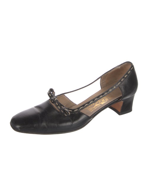 Salvatore Ferragamo Leather D'Orsay Pumps