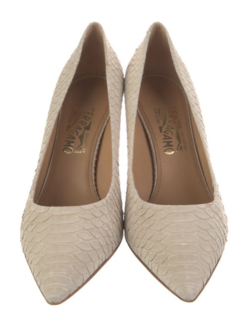 Salvatore Ferragamo Snakeskin Pumps