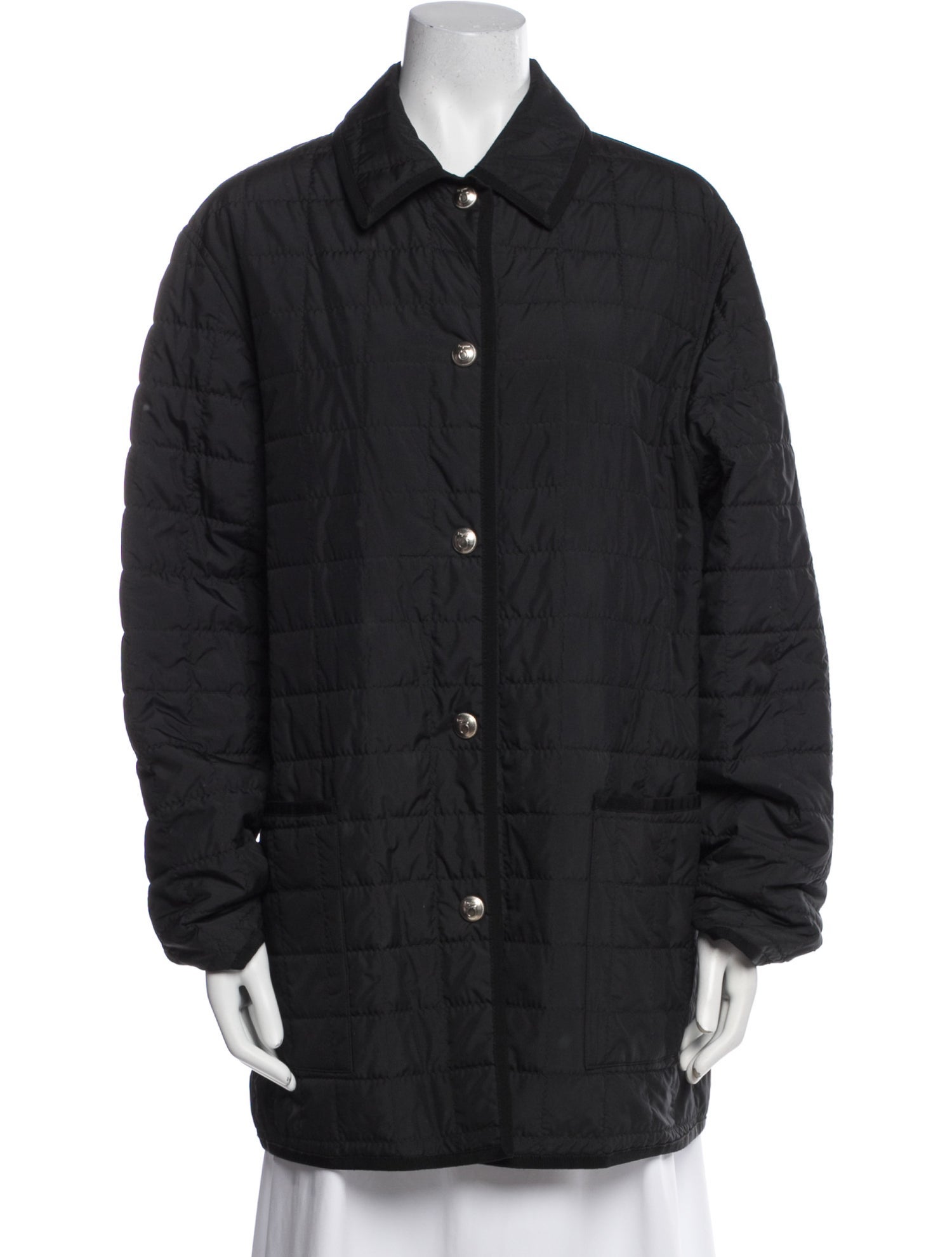 Salvatore Ferragamo Plaid Print Utility Jacket