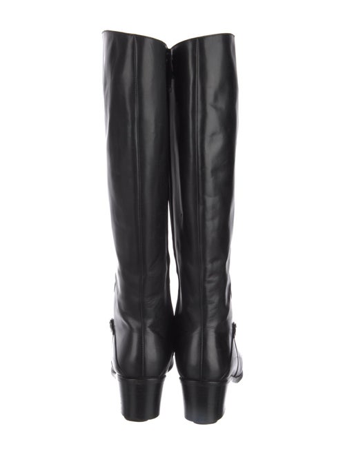 Salvatore Ferragamo Leather Riding Boots