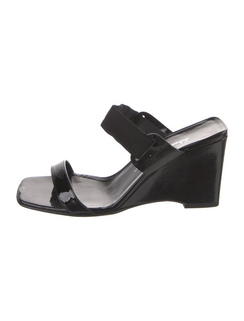 Salvatore Ferragamo Patent Leather Slides