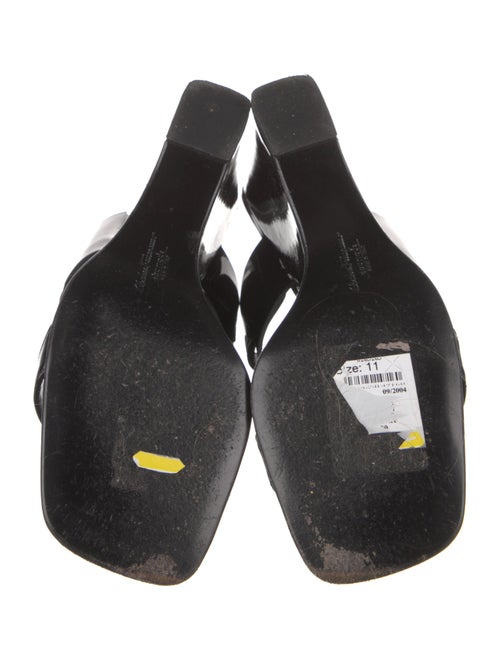 Salvatore Ferragamo Patent Leather Slides