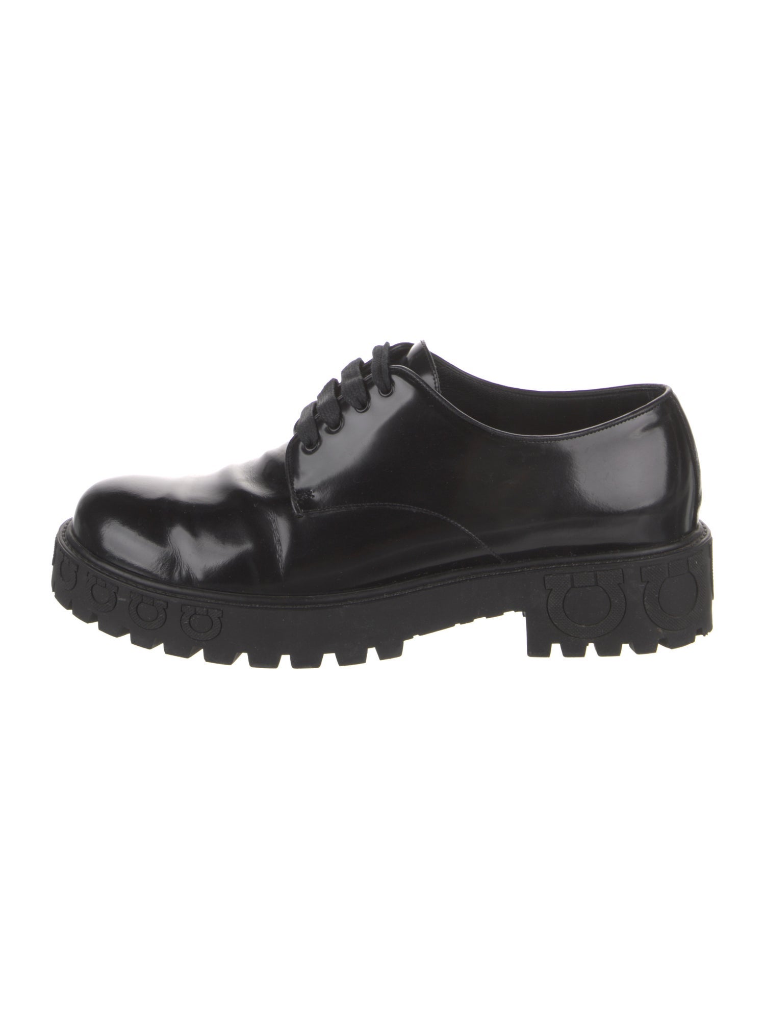 Salvatore Ferragamo Patent Leather Oxfords