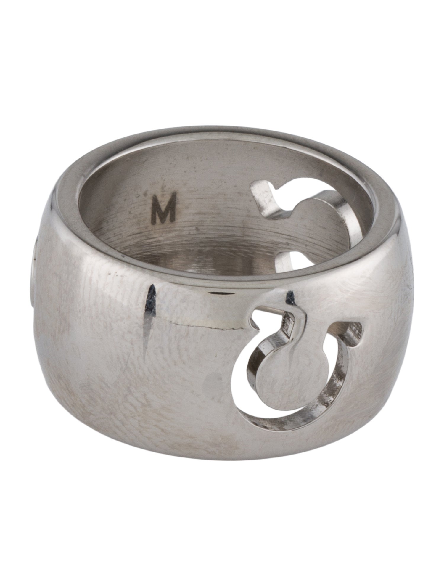 Salvatore Ferragamo Logo Band Ring