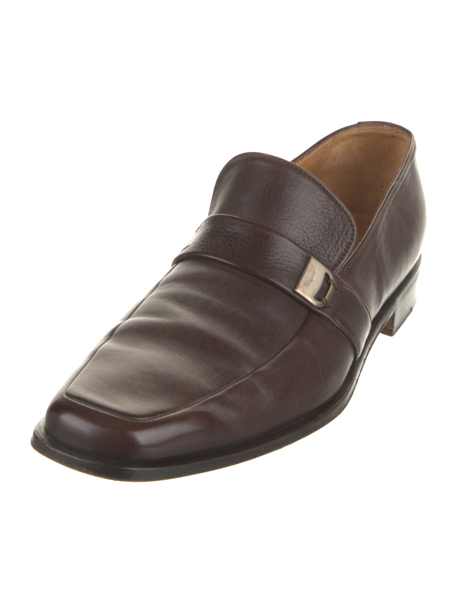 Salvatore Ferragamo Leather Dress Loafers