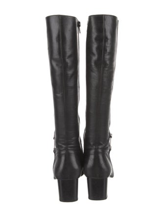 Salvatore Ferragamo Leather Riding Boots