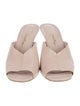 Salvatore Ferragamo Leather Slides
