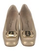 Salvatore Ferragamo Vara Bow Accent Leather Flats