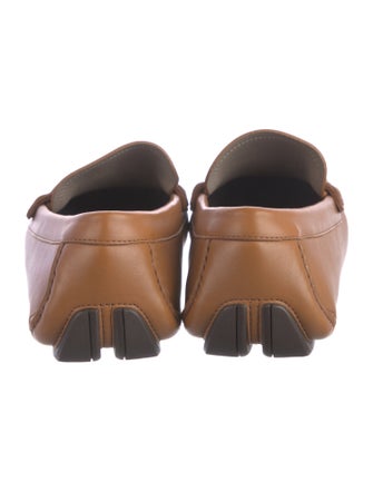 Salvatore Ferragamo Gancini Logo Leather Drivers