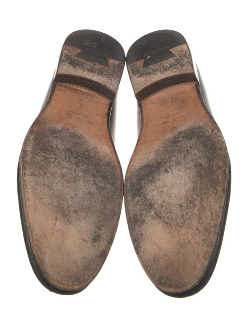 Salvatore Ferragamo Gancini Logo Leather Dress Loafers