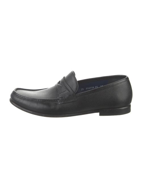 Salvatore Ferragamo Horsebit Accent Leather Dress Loafers