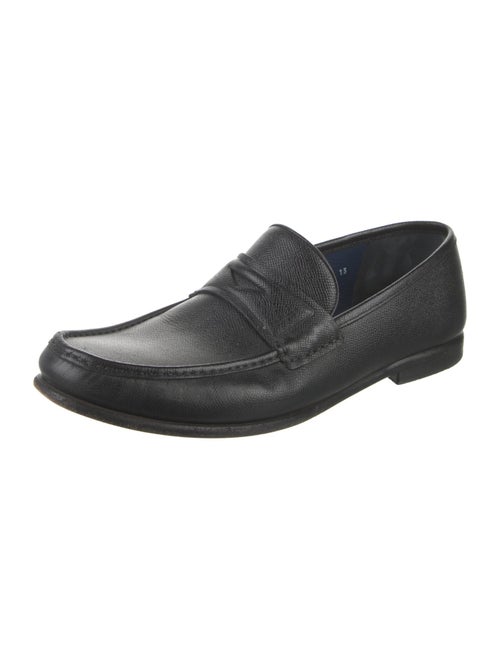 Salvatore Ferragamo Horsebit Accent Leather Dress Loafers