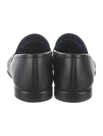 Salvatore Ferragamo Horsebit Accent Leather Dress Loafers