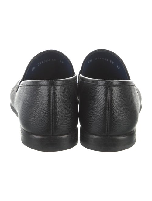 Salvatore Ferragamo Horsebit Accent Leather Dress Loafers