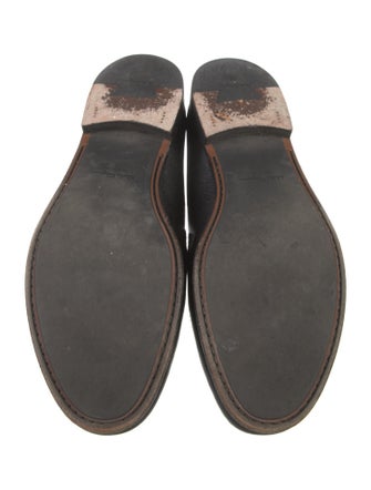 Salvatore Ferragamo Horsebit Accent Leather Dress Loafers