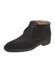 Salvatore Ferragamo Suede Lace-Up Boots